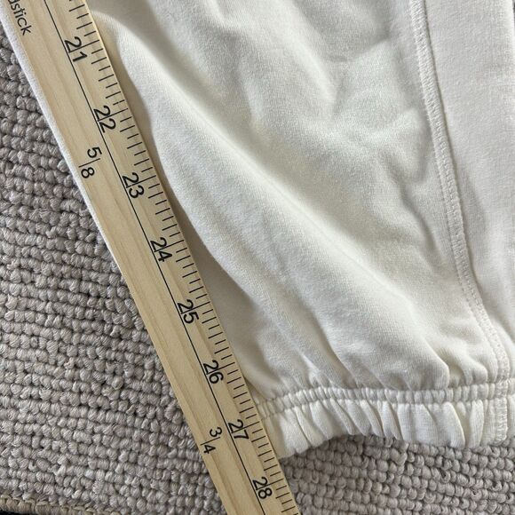 ASRV Joggers Mens Medium Cream Sweatpants DSG 0956 Micro Terry Gym Tech - Picture 6 of 13